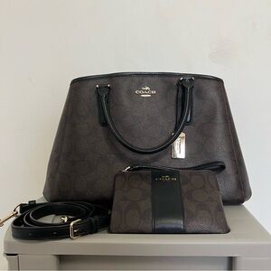 Coach Margot Carryall & Matching Wristlet Set